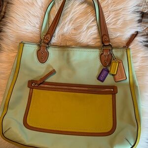 Coach Hallie Tote!